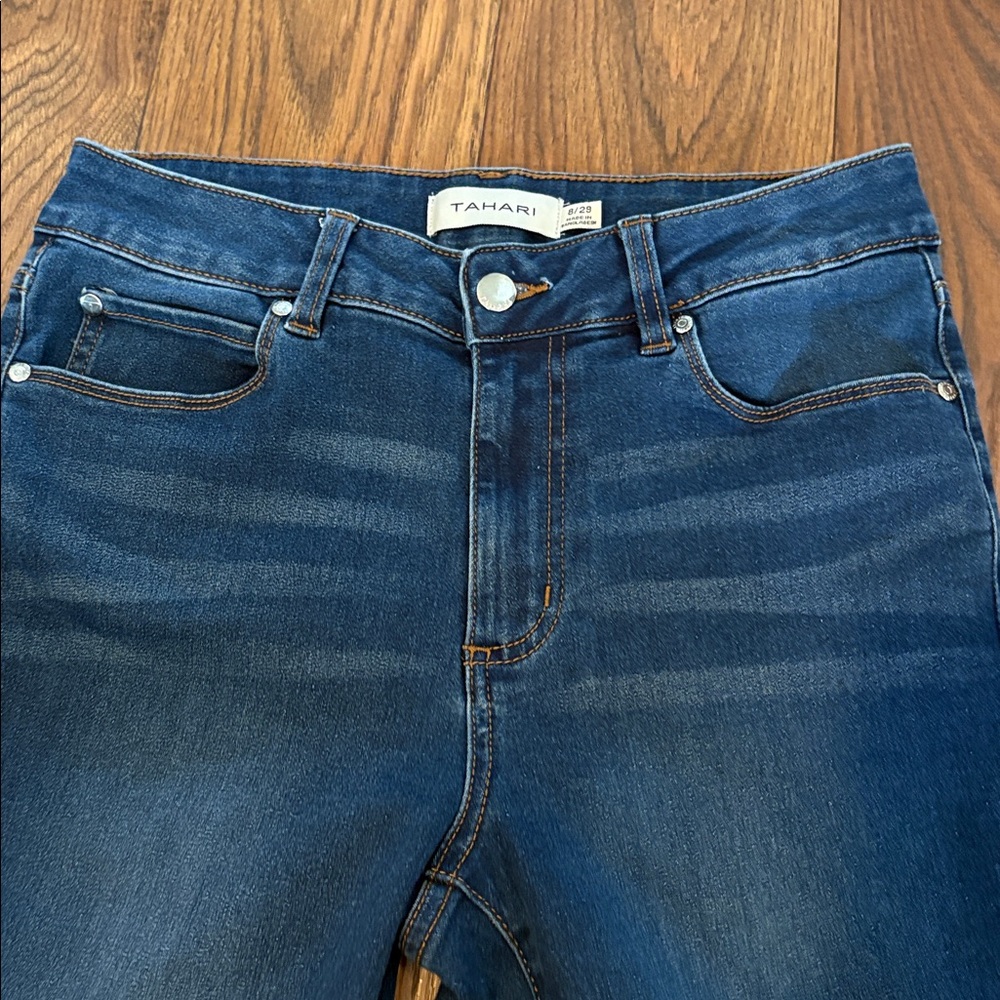 Tahari Indigo Denim Jeans - Picture 3 of 14